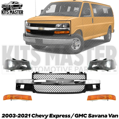 Front grille assembly - assembly, +